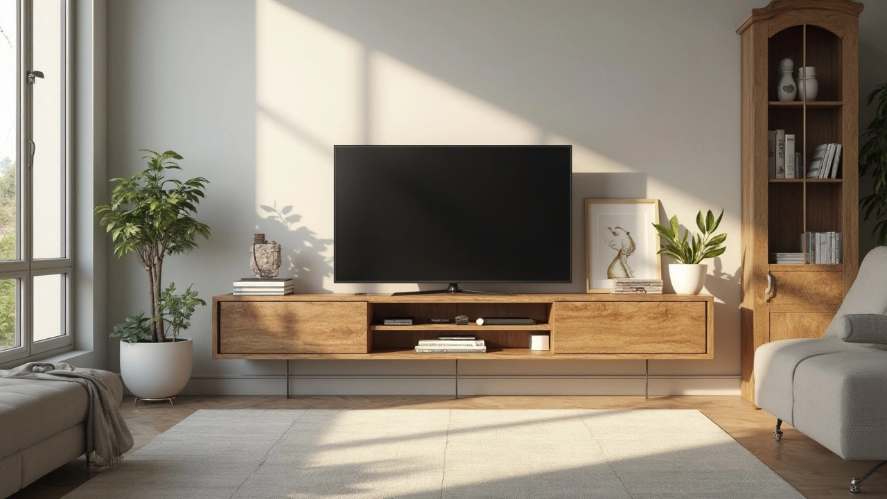 How Much Longer Should a TV Stand Be Than the TV?