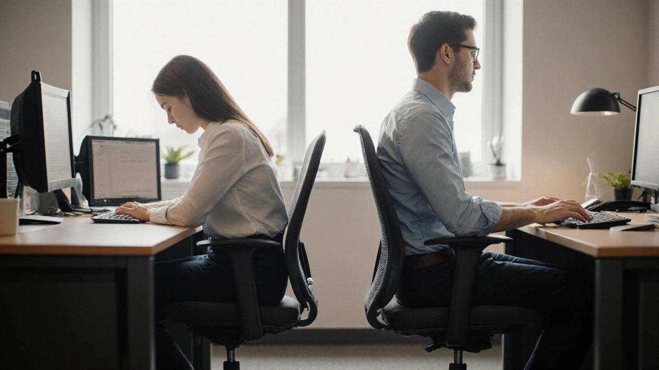 Correct Office Chair Posture to Prevent Belly Fat