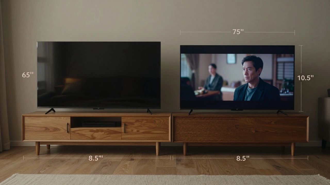 How Much Bigger Is a 75-Inch TV Than a 65-Inch? Size, Space, and Stand Fit Explained