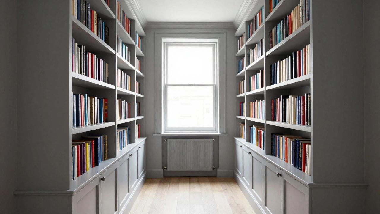 Should Built-In Bookcases Be the Same Color as Walls?