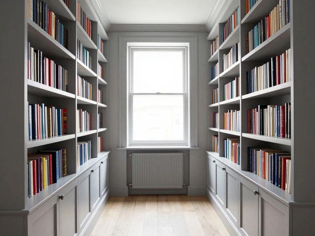 Should Built-In Bookcases Be the Same Color as Walls?
