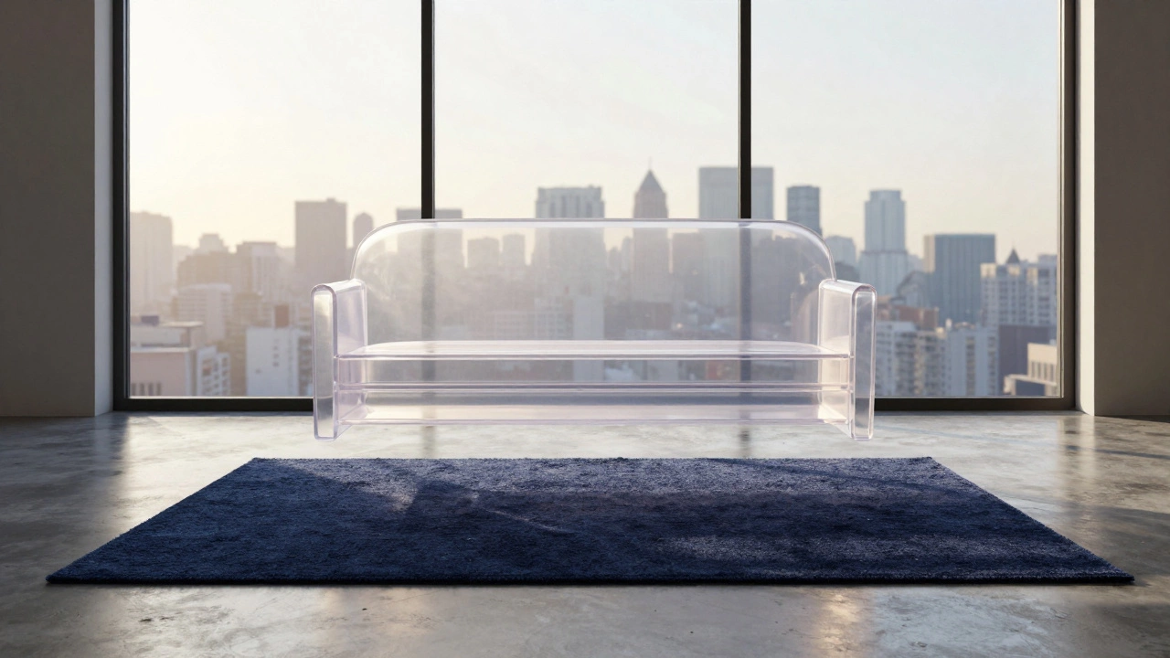 What Is a Ghost Sofa? The Transparent Sofa Trend Explained