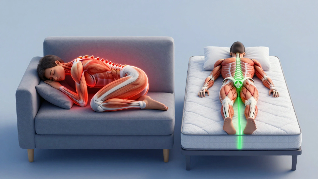 Why You Shouldn't Sleep on the Sofa: Health Risks and Better Alternatives