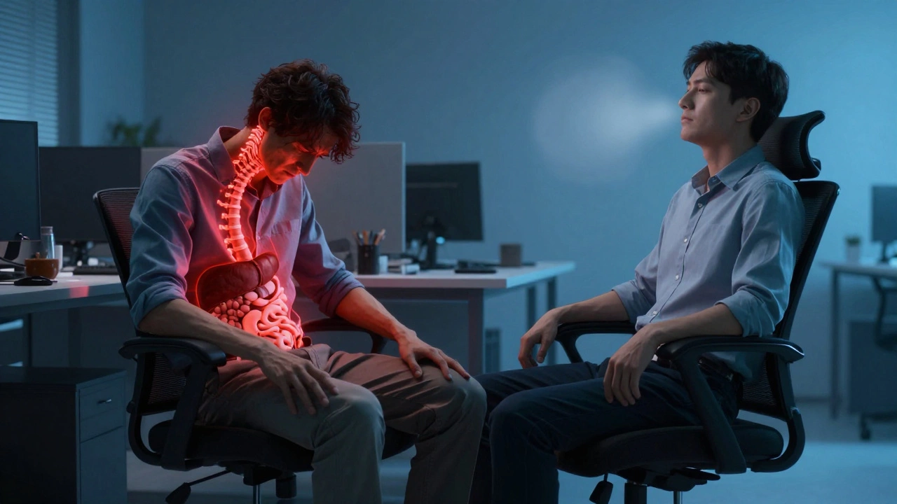 The Truth About Sitting Positions and Belly Fat: Ergonomics vs. Spot Reduction