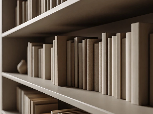 Why Designers Put Books Backwards in Bookcases
